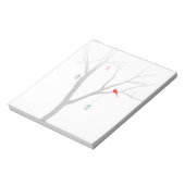 Sparse Christmas Tree Notizblock (Rotiert)