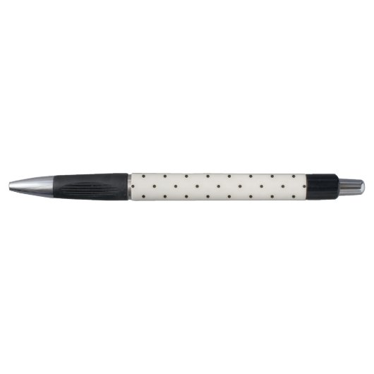 Sparse Polka Dots auf antikem Weiß Kugelschreiber (Vorderseite)
