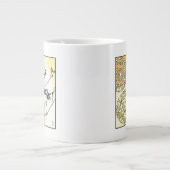 Sparse Tree Silhouette von Megan Meagher Jumbo-Tasse (Vorderseite)