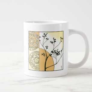 Sparse Tree Silhouette von Megan Meagher Jumbo-Tasse
