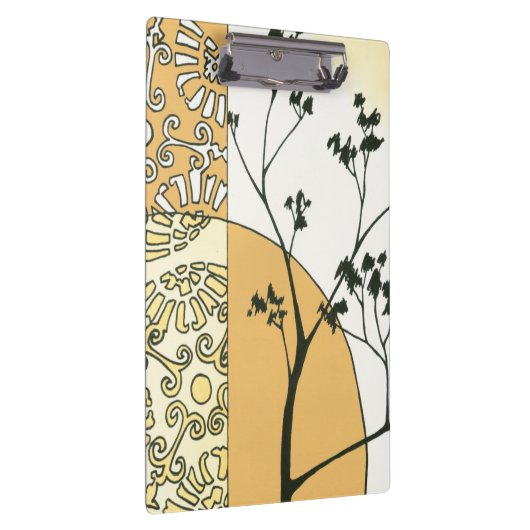 Sparse Tree Silhouette von Megan Meagher Klemmbrett (Rechts)