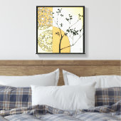 Sparse Tree Silhouette von Megan Meagher Leinwanddruck (Insitu (Schlafzimmer))