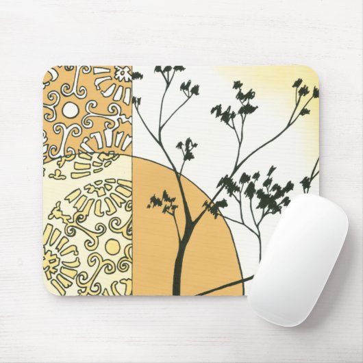 Sparse Tree Silhouette von Megan Meagher Mousepad (Mit Mouse)