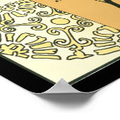 Sparse Tree Silhouette von Megan Meagher Poster (Ecke)