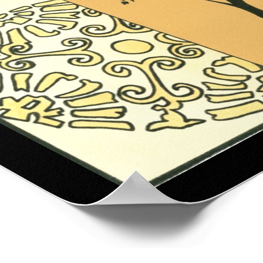 Sparse Tree Silhouette von Megan Meagher Poster (Ecke)