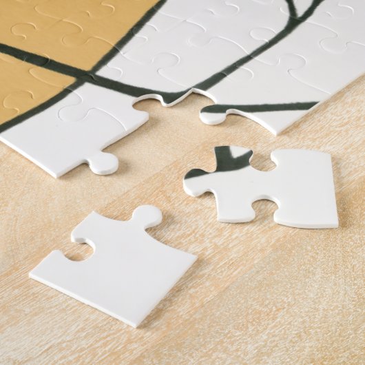 Sparse Tree Silhouette von Megan Meagher Puzzle (Seite)