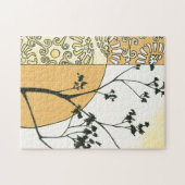 Sparse Tree Silhouette von Megan Meagher Puzzle (Horizontal)