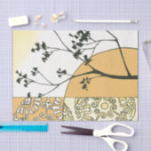 Sparse Tree Silhouette von Megan Meagher Seidenpapier (Handwerk)