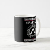 Sparta-Altgriechisch-Symbol Kaffeetasse (VorderseiteRechts)