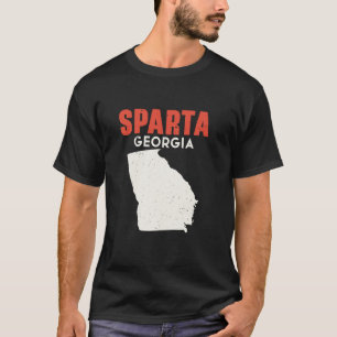 Sparta Georgia USA Staat America Travel Georgian A T-Shirt