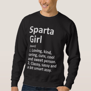 Sparta Girl Mi Michigan Funny City Zuhause Roots Sweatshirt