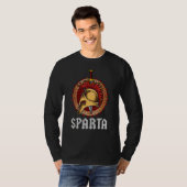 Sparta Helmet Spartan Shield und Schwert Griechenl T-Shirt (Vorne ganz)