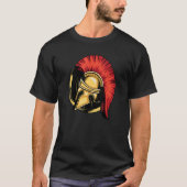 Sparta Helmet Warrior Spartakus Spartakus Labrador T-Shirt (Vorderseite)