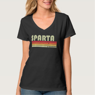 Sparta Wi Wisconsin Funny City Zuhause Roots Retro T-Shirt