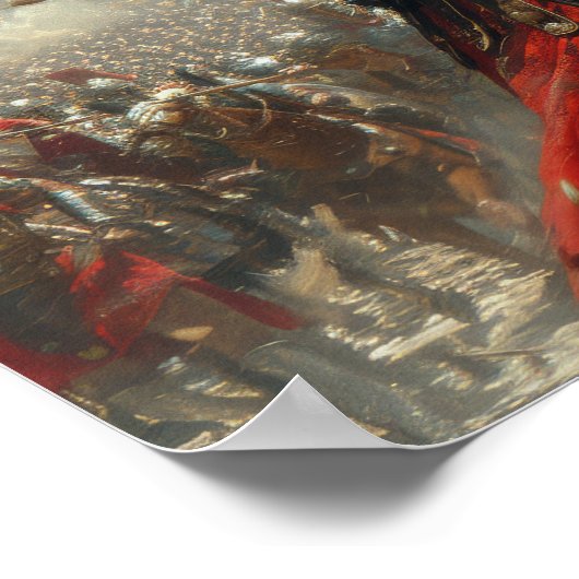 Spartacus Fighting - Legendary Gladiator Poster (Ecke)