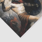 Spartan Battle Decoupage Seidenpapier (Ausschnitt)