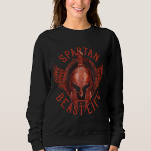 Spartan Beast Life Workout Gym Sparta Gladiator He Sweatshirt