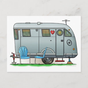 Spartan Camper Trailer RV Postkarte