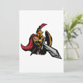 Spartan Einladung (Stehend Vorderseite)