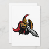 Spartan Einladung (Vorne/Hinten)