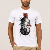 Spartan Fury: Own the Art of War T-Shirt (Vorderseite)