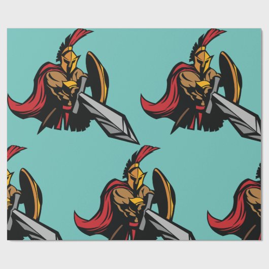 Spartan Geschenkpapier (Flach)
