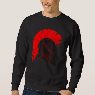 Spartan Greece Helmet Niedlich Gladiator Men Women Sweatshirt