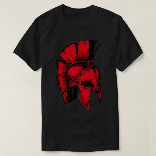 Spartan Griechischer Helm Niedlich Troy Fighters F T-Shirt (Design vorne)