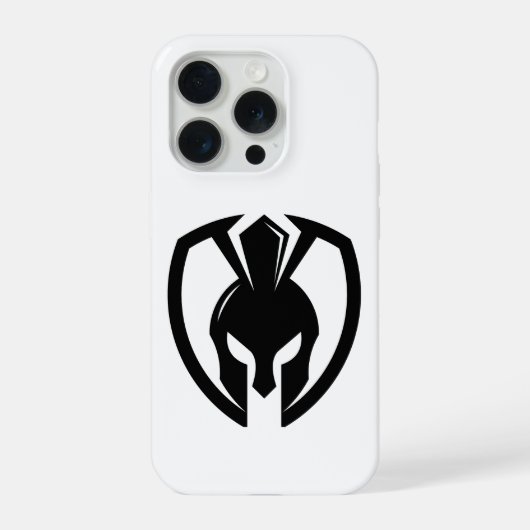 Spartan-Helm iPhone 15 Pro Hülle | (Rückseite)