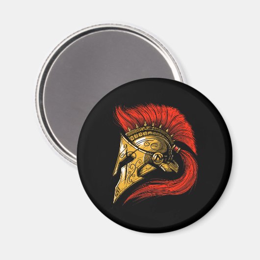 Spartan Helmet Magnet (Vorderseite/Rückseite)