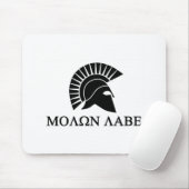Spartan Helmet Molon Labe Mousepad (Mit Mouse)