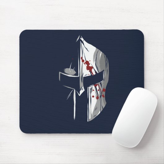Spartan Helmet Mouse Pad Mousepad (Mit Mouse)