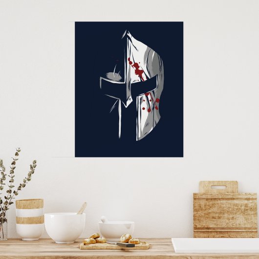 Spartan Helmet Poster (Küche)
