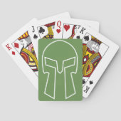 Spartan Helmet - Spielkarten, Standard Index fac Spielkarten (Rückseite)