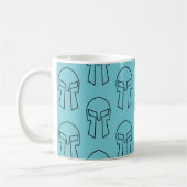 Spartan Helmet - White 11 oz Classic Tasse (Links)