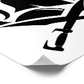 Spartan Helmet Wreath und Schwert Poster (Ecke)