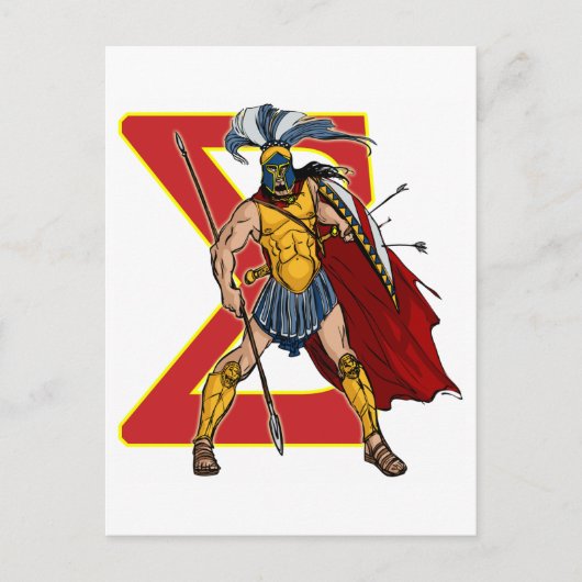 SPARTAN HOPLITES POSTKARTE (Vorderseite)