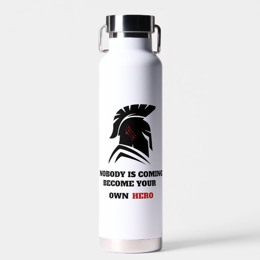 Spartan-Krieger-Gym-Motivation Trinkflasche (Vorne)