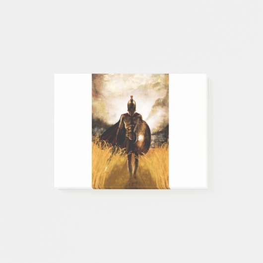 Spartan-Kriegerfeld Post-it Klebezettel (Vorderseite)