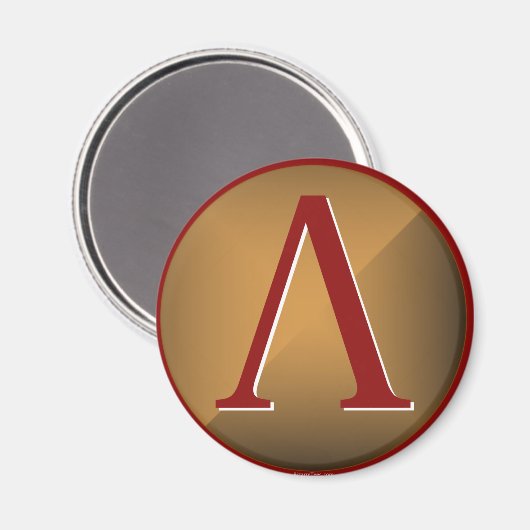 Spartan Lambda Shield Magnet (Vorderseite/Rückseite)
