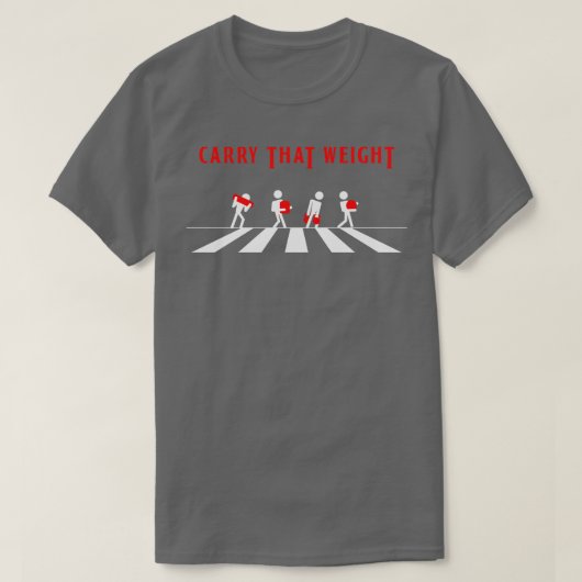 Spartan OCR Abbey Road Crossing ry dieses Gewicht T-Shirt (Design vorne)