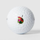 Spartan oder Griechischer Krieger Golfball (Vorderseite)