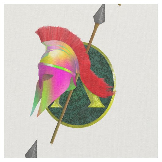 Spartan oder Griechischer Krieger Stoff (Nahaufnahme)