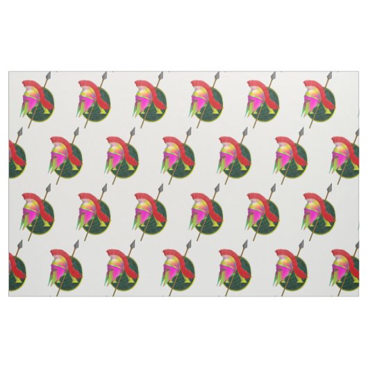 Spartan oder Griechischer Krieger Stoff (Fat Quarter (45,7 x 55,9 cm))