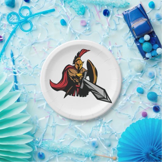 Spartan Pappteller (Party)