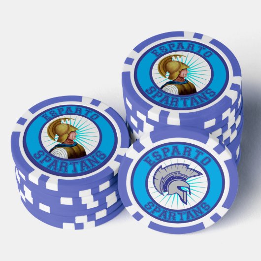 Spartan-Poker-Chip Pokerchips (Stapel)