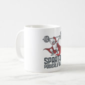 SPARTAN POWERLIFTING KAFFEETASSE (Vorderseite Links)