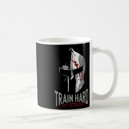 Spartan Sparta Helmet Gym Motivation Gift Kaffeetasse (Rechts)