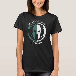 Spartan Strong Go Green Spartan-Krieger T-Shirt