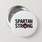 Spartan Strong. Personalisierte Schaltfläche Button (Vorne & Hinten)